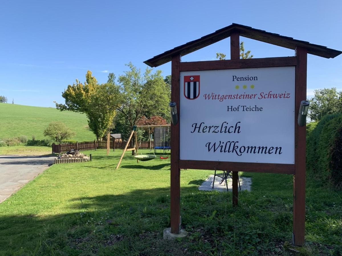 Pension Wittgensteiner Schweiz Bad Berleburg Exteriör bild